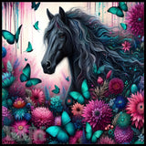 Floral Horse 13 15 OZ Straight Wrap
