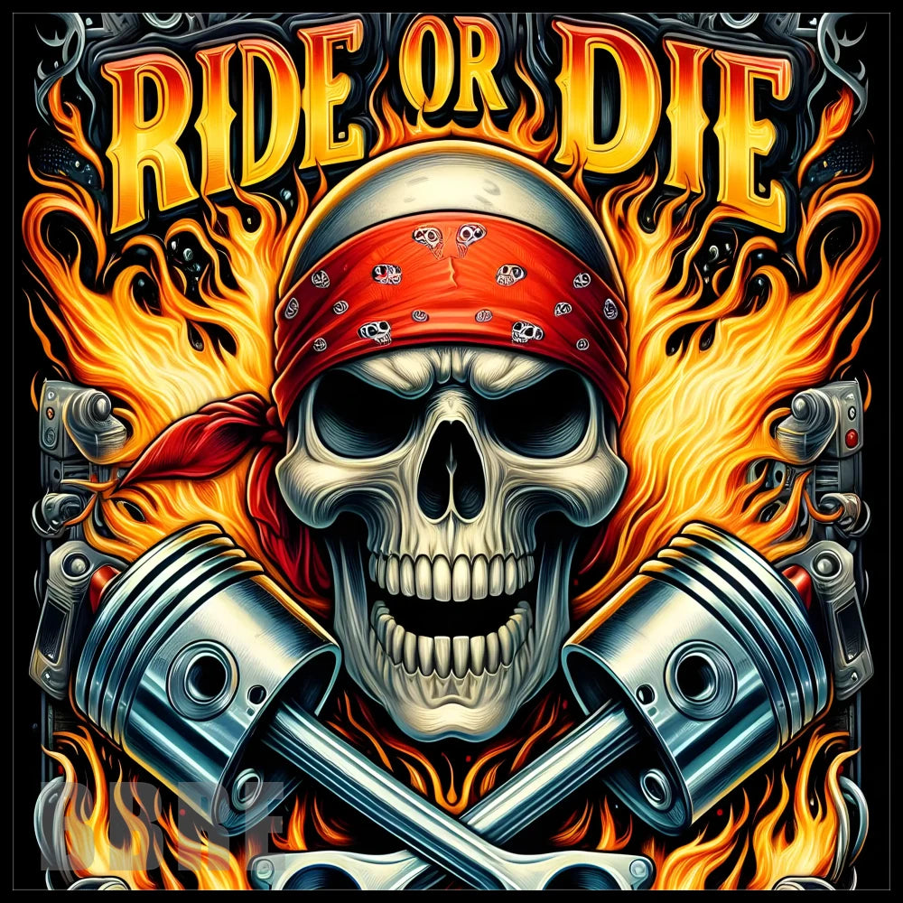 Ride Or Die 4 15 OZ Straight Wrap