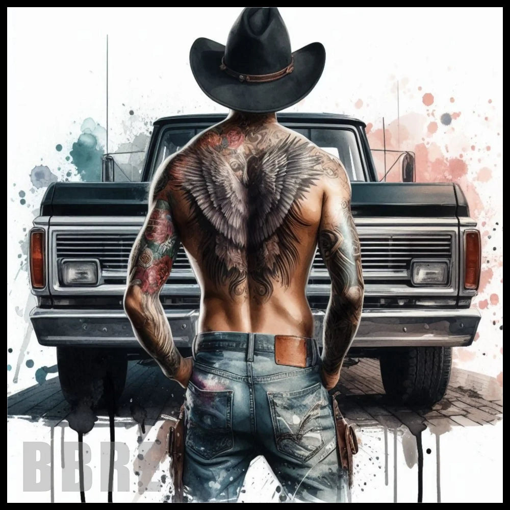 Eagle Tattoo 15 OZ Straight Wrap