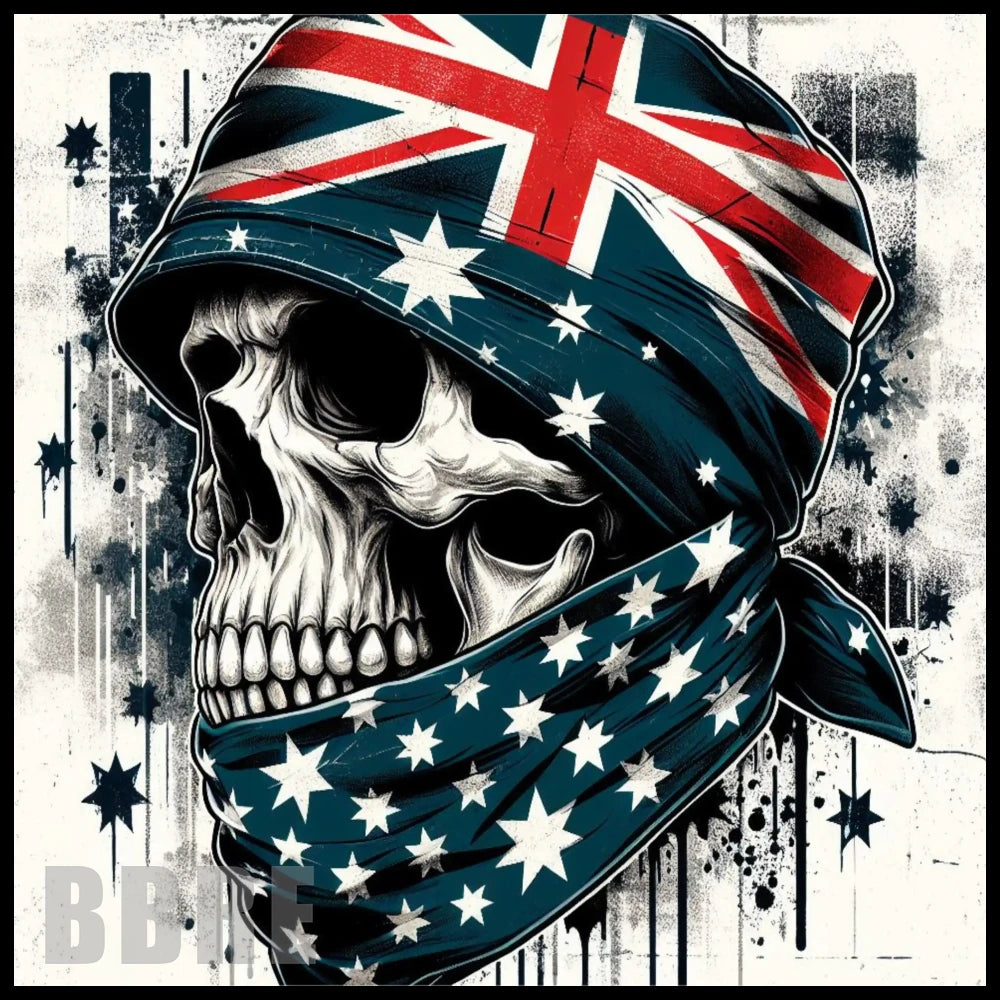 Australian Skull 15 OZ Straight Wrap