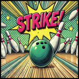 Bowling Strike 15 OZ Straight Wrap