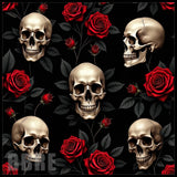 Skulls And Roses 15 OZ Straight Wrap