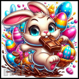 Chocolate Bunny 15 OZ Straight Wrap
