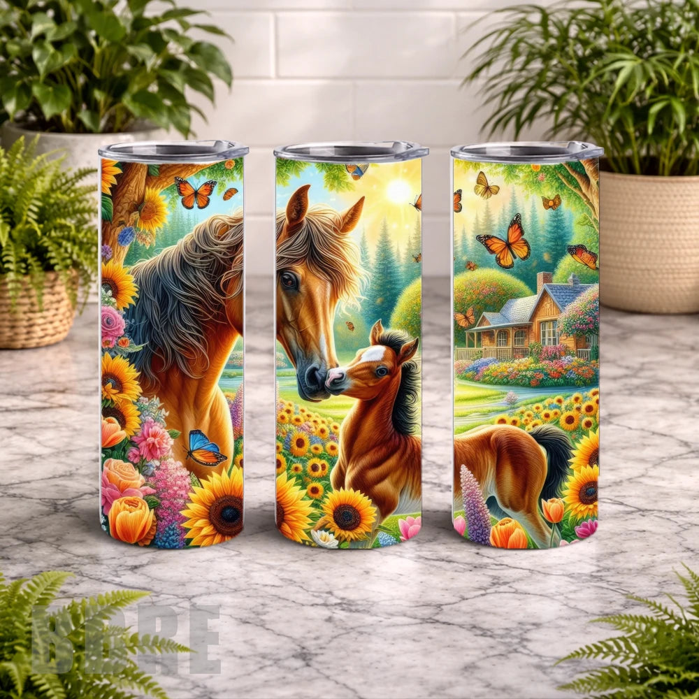 Sunlit Horses 15 OZ Straight Wrap