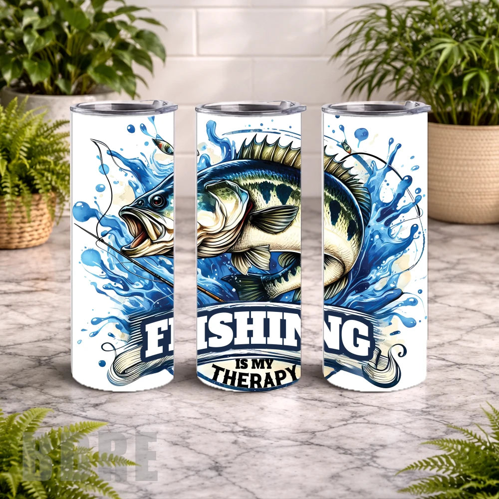 Fishing Therapy 2 15 OZ Straight Wrap