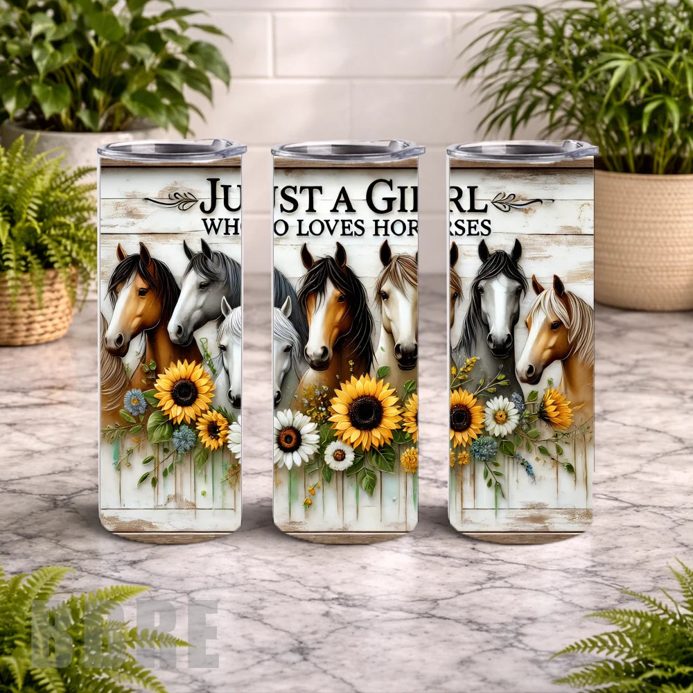 Horse Lovers 15 OZ Straight Wrap