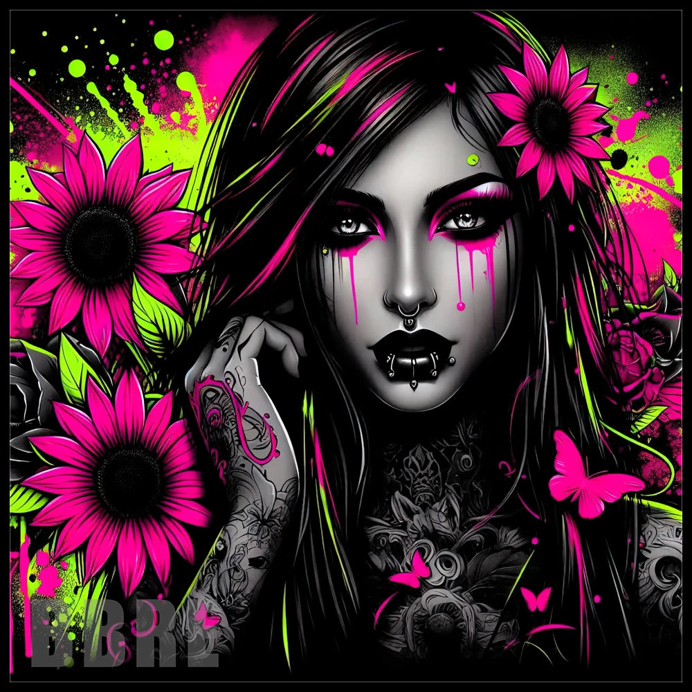 Floral Goddess 8 15 OZ Straight Wrap