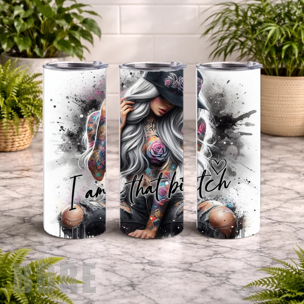 Floral Graffiti 15 OZ Straight Wrap