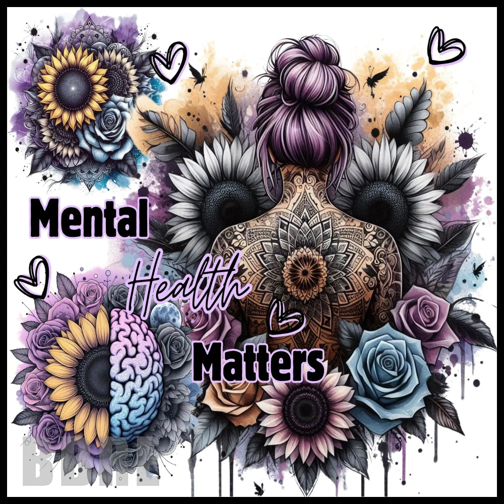 Mental Health 15 OZ Straight Wrap