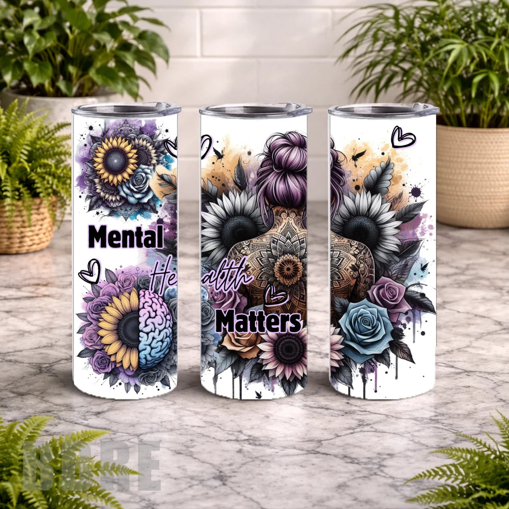 Mental Health 15 OZ Straight Wrap