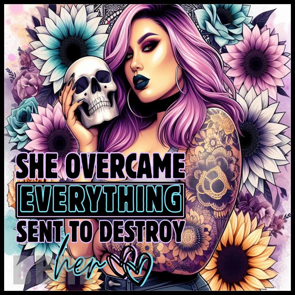 Skull Queen 15 OZ Straight Wrap