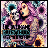 Skull Queen 15 OZ Straight Wrap