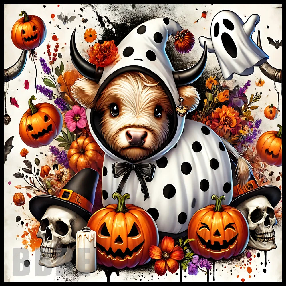 Halloween Cow 2 15 OZ Straight Wrap