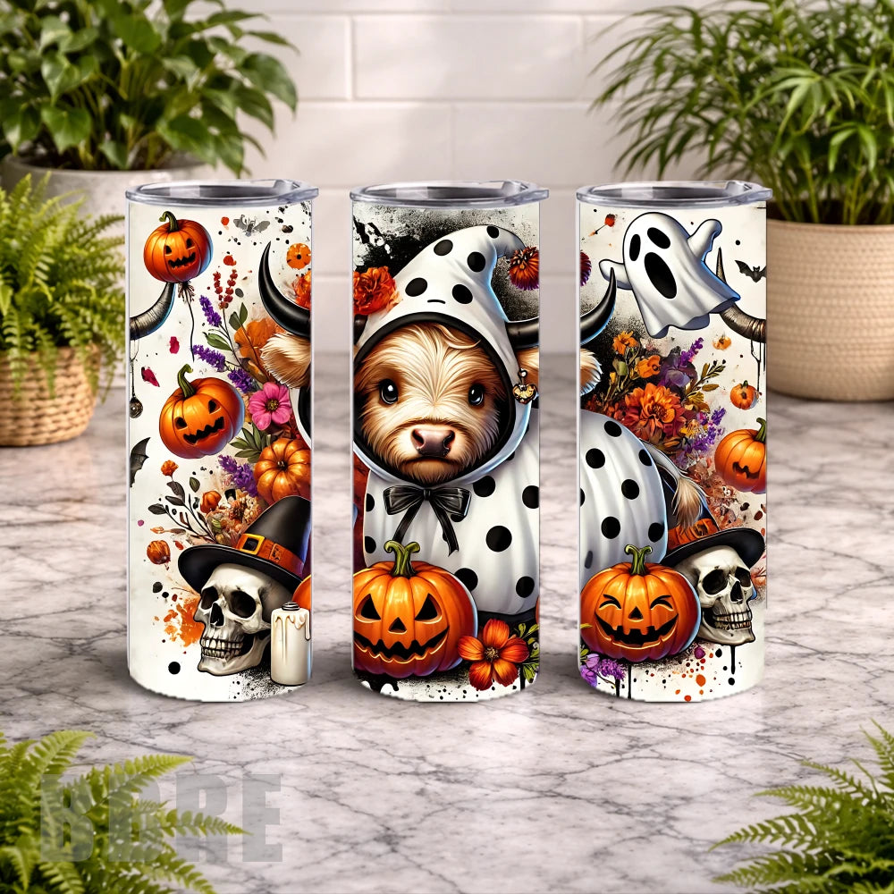 Halloween Cow 2 15 OZ Straight Wrap