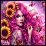 Floral Fantasy 7 15 OZ Straight Wrap