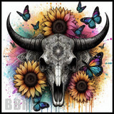 Buffalo Skull 9 15 OZ Straight Wrap
