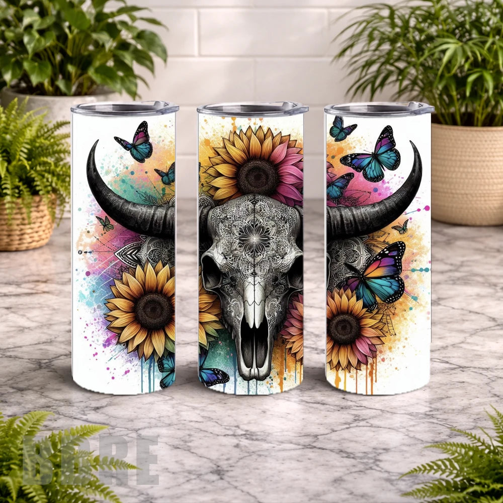 Buffalo Skull 9 15 OZ Straight Wrap