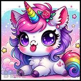 Cute Unicorn 15 OZ Straight Wrap