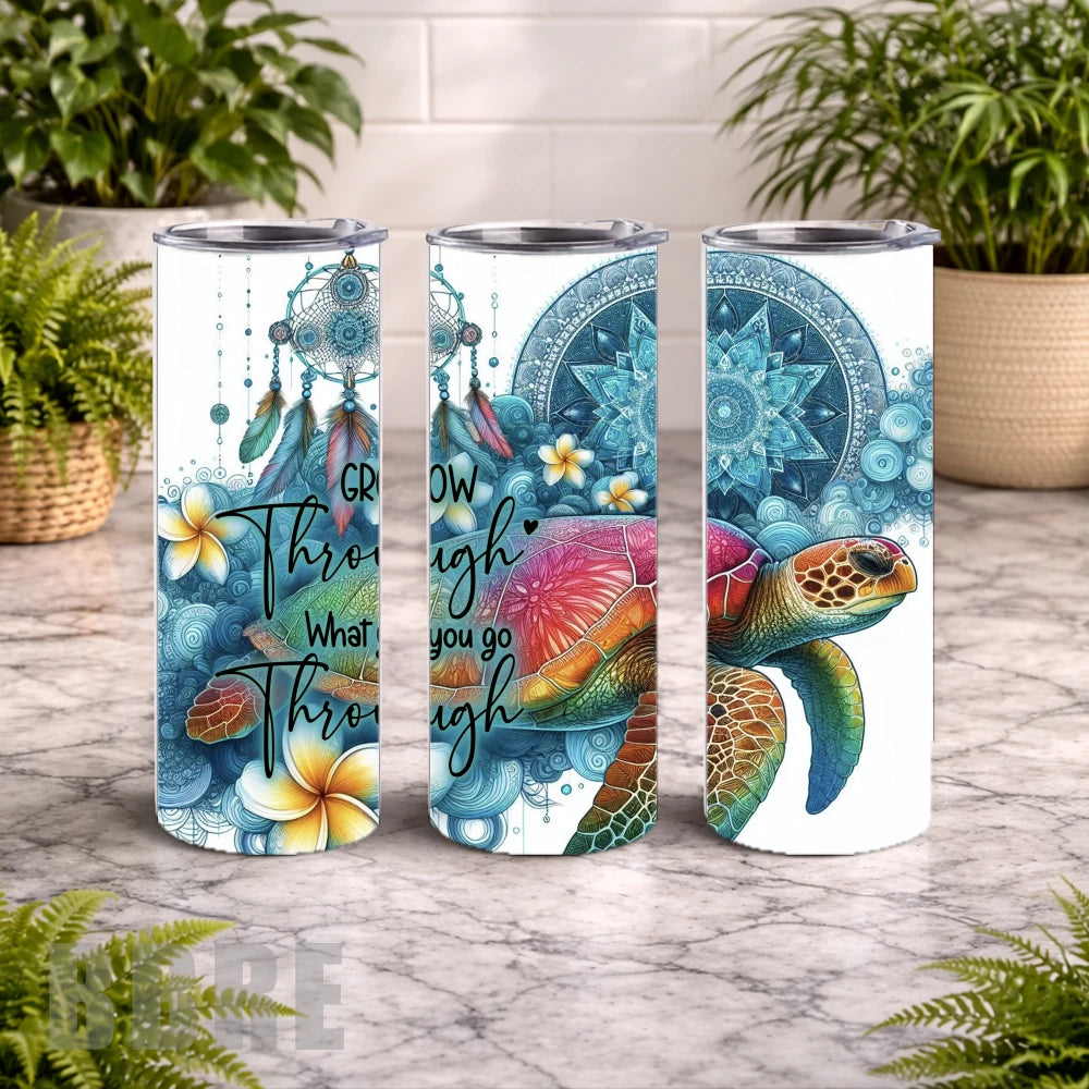 Colorful Turtle 15 OZ Straight Wrap