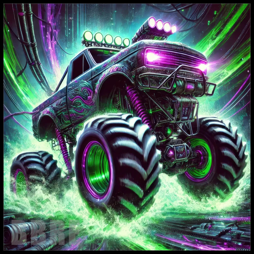 Monster Truck 5 15 OZ Straight Wrap