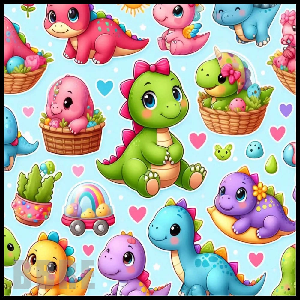 Cute Dinosaurs 15 OZ Straight Wrap