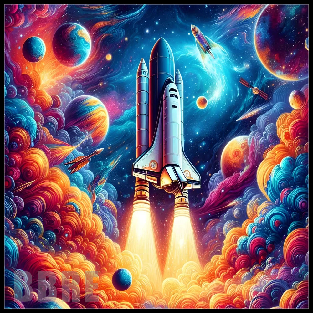 Cosmic Rocket 15 OZ Straight Wrap