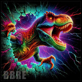 Colorful T-rex 2 15 OZ Straight Wrap