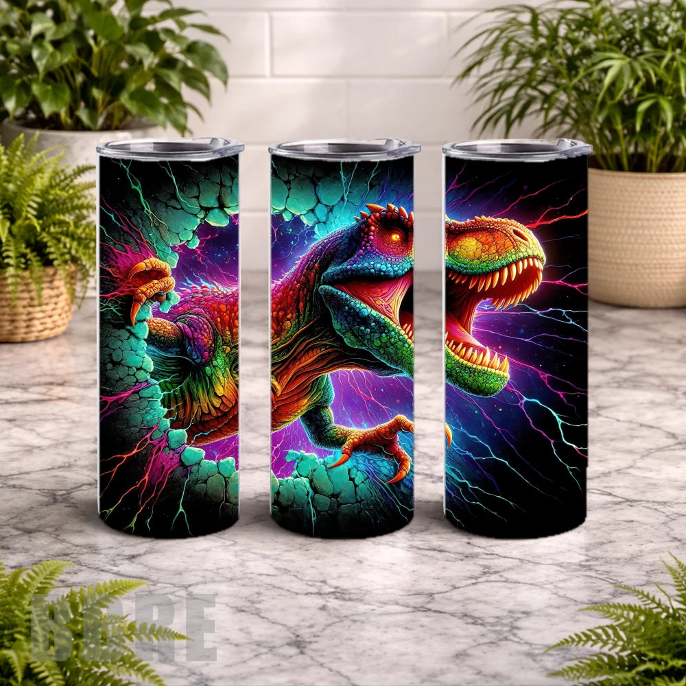 Colorful T-rex 2 15 OZ Straight Wrap