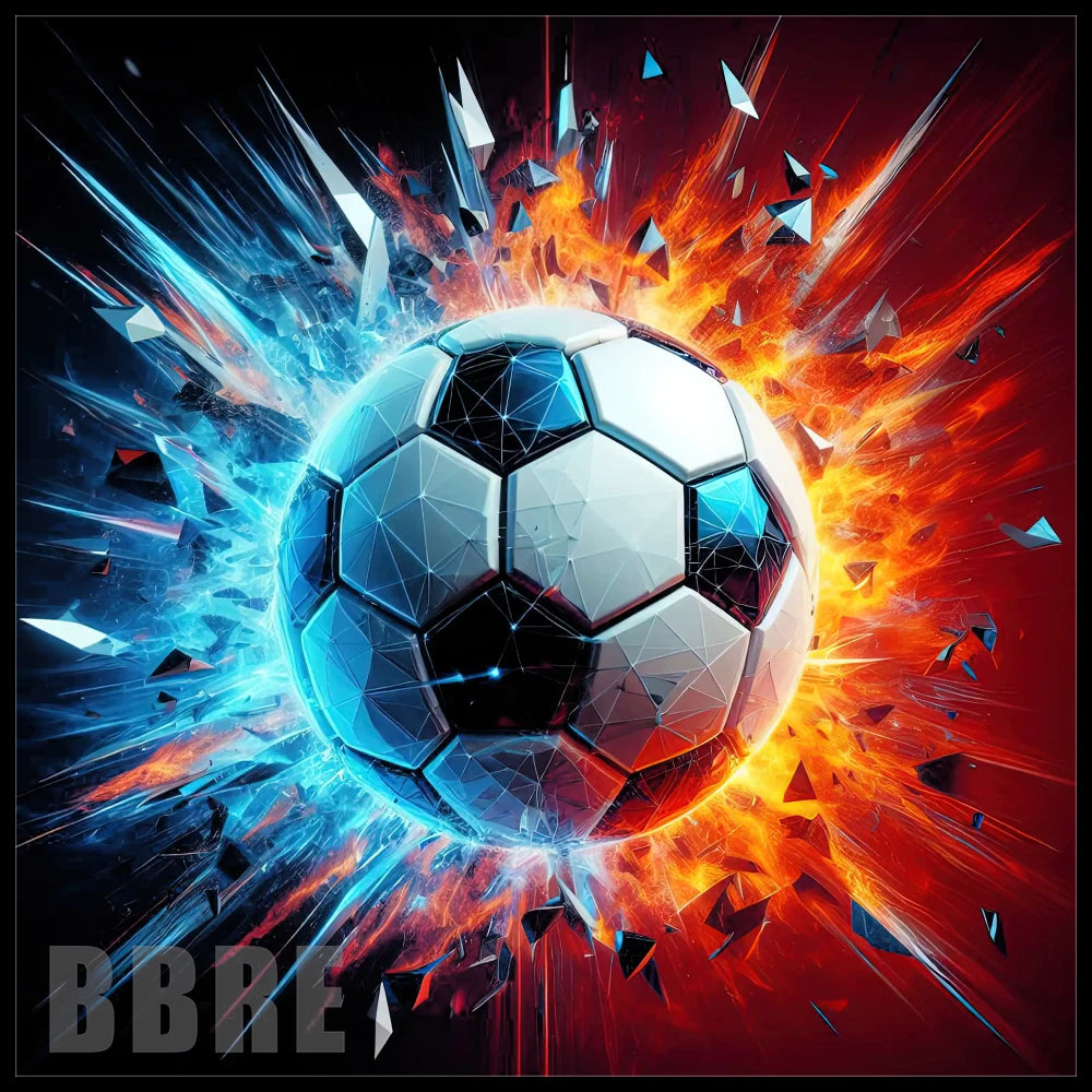 Soccer Explosion 15 OZ Straight Wrap