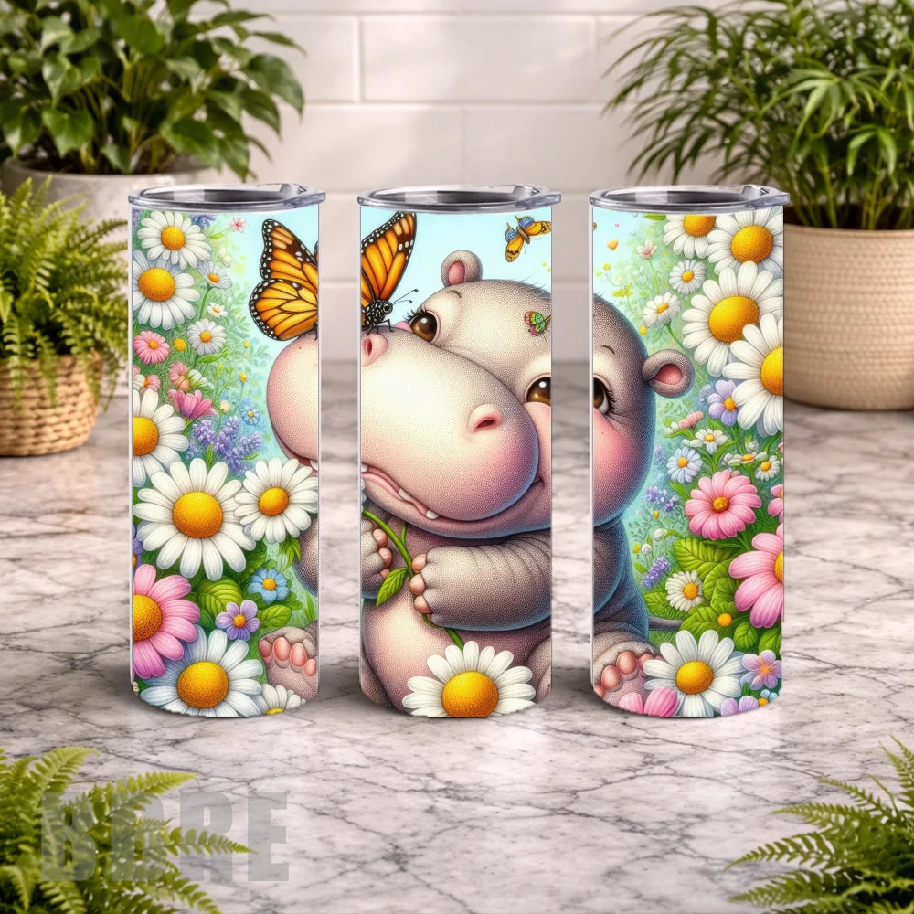 Happy Hippo 15 OZ Straight Wrap