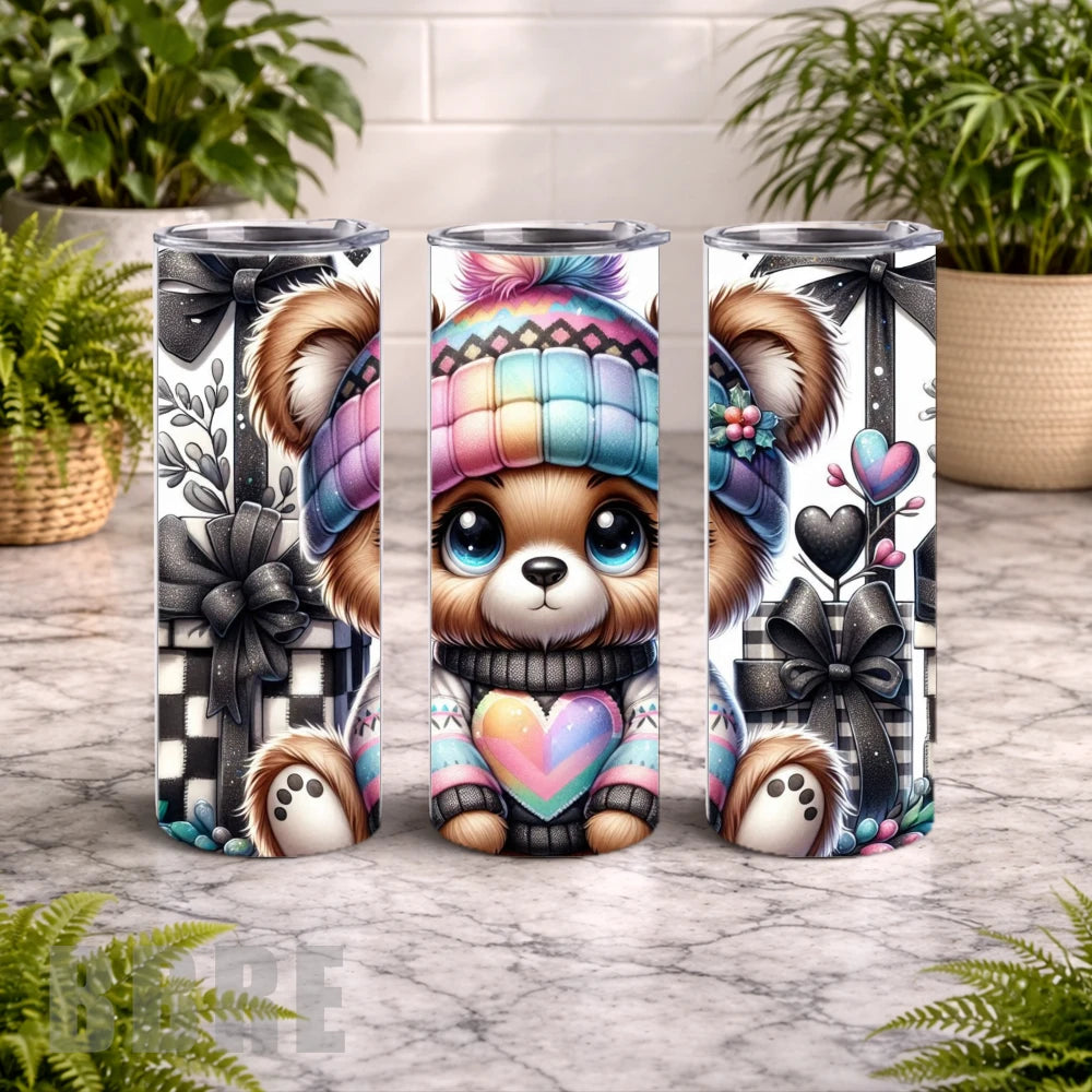 Cute Bear 15 OZ Straight Wrap