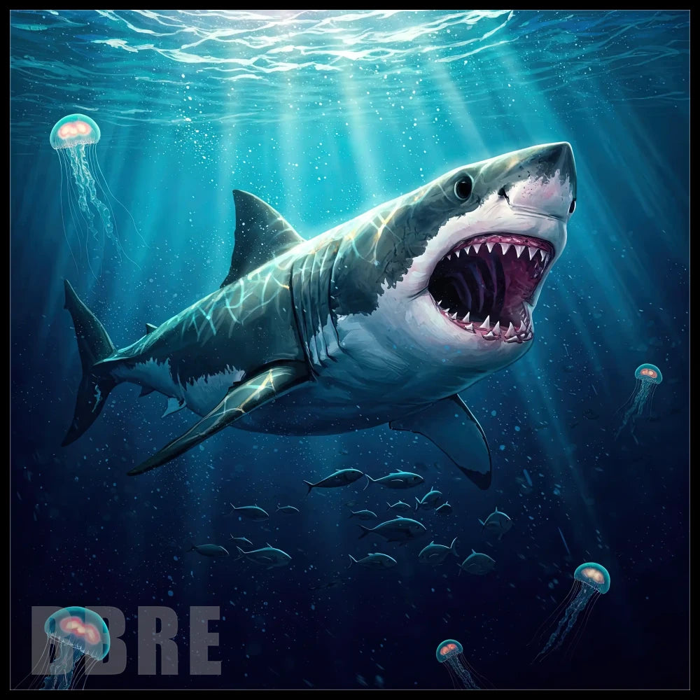 Shark Encounter 2 15 OZ Straight Wrap