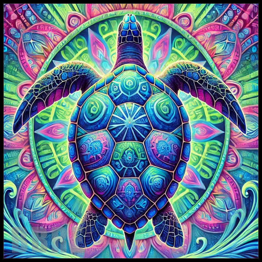Colorful Turtle 22 15 OZ Straight Wrap