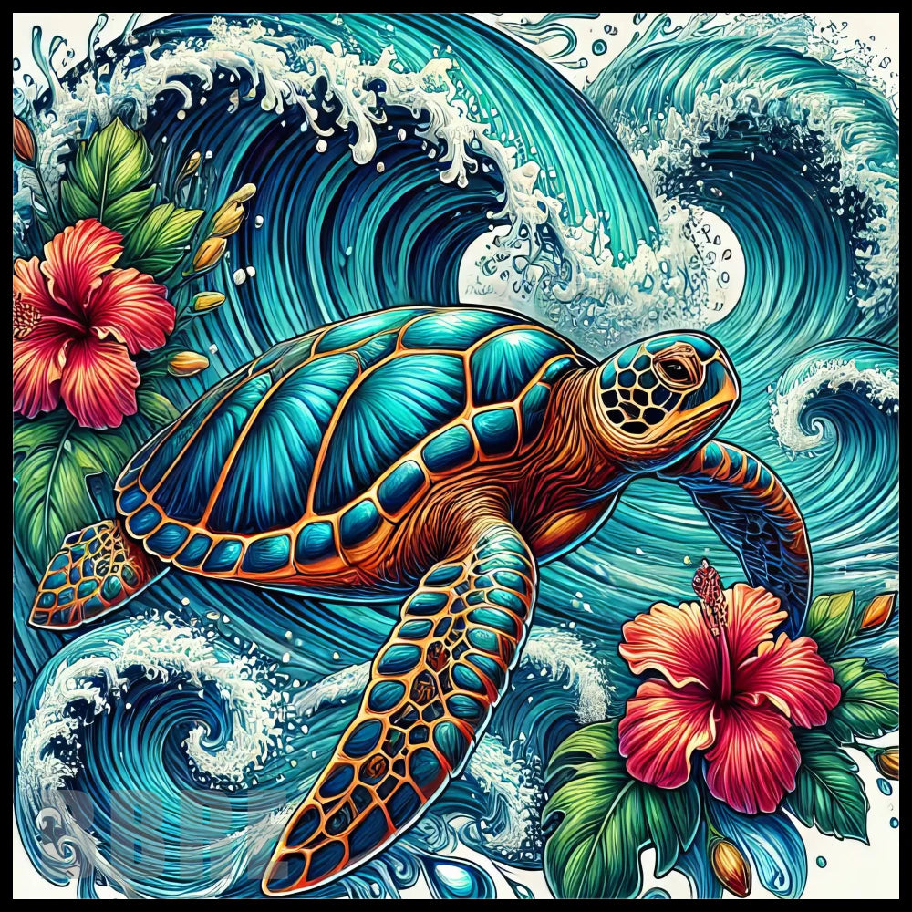 Tropical Turtle 20 15 OZ Straight Wrap