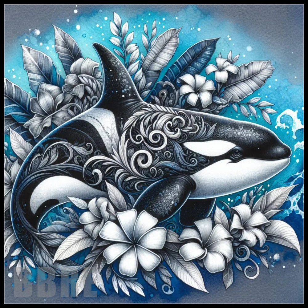 Orca Blossom 15 OZ Straight Wrap