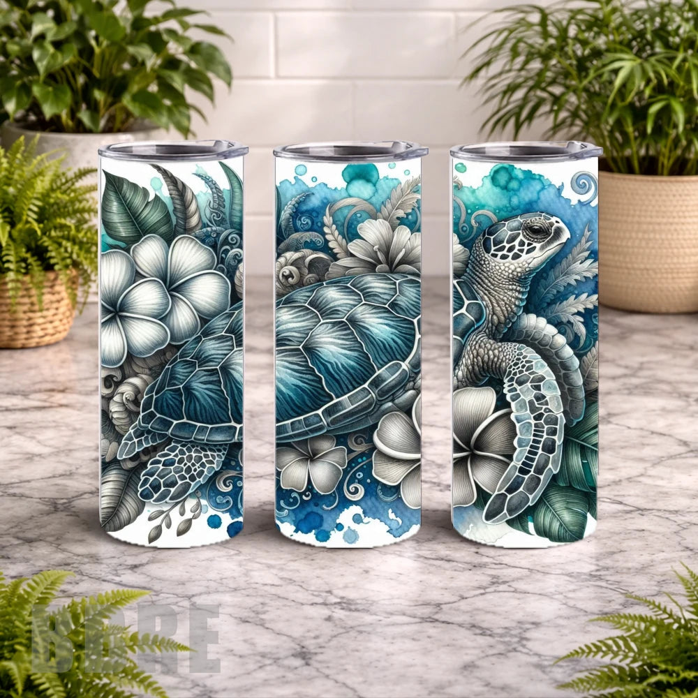 Turtle Paradise 2 15 OZ Straight Wrap