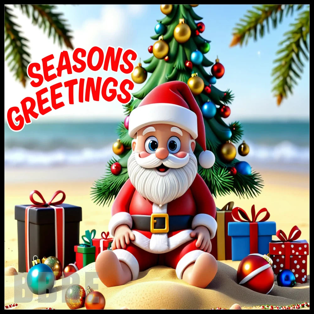 Santa Beach 15 OZ Straight Wrap