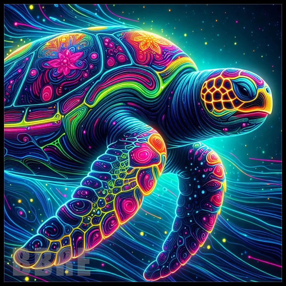 Neon Turtle 3 15 OZ Straight Wrap
