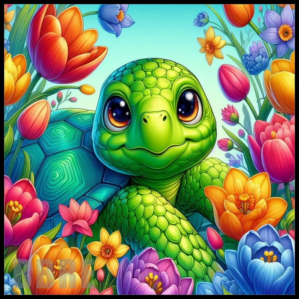 Colorful Turtle 23 15 OZ Straight Wrap