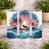 Tropical Horse 15 OZ Straight Wrap