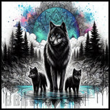 Majestic Wolves 15 OZ Straight Wrap