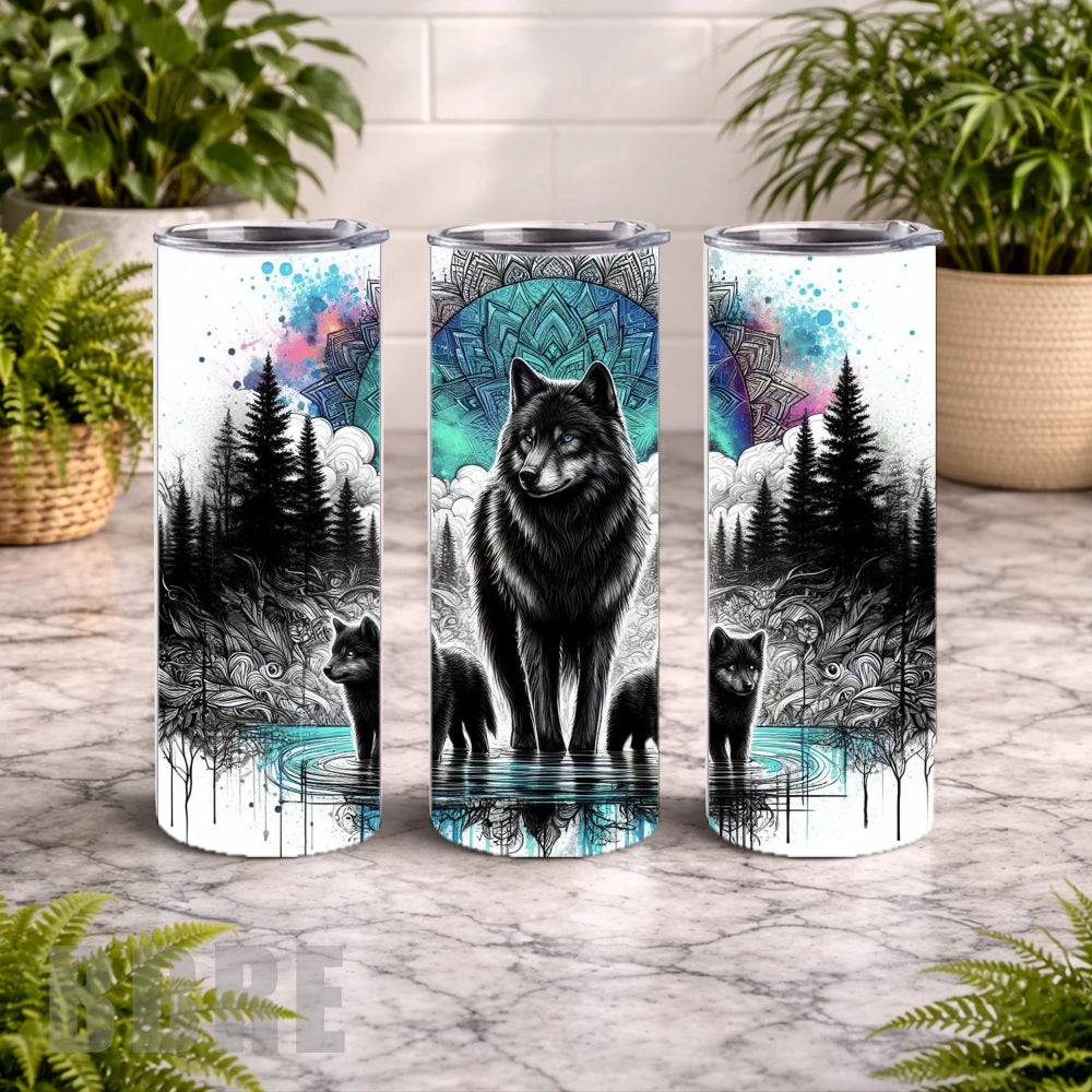 Majestic Wolves 15 OZ Straight Wrap
