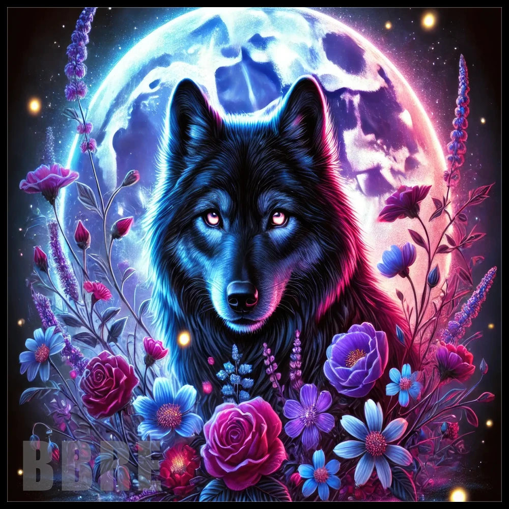 Moonlit Wolf 2 15 OZ Straight Wrap