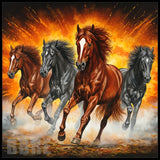 Fiery Stallions 15 OZ Straight Wrap