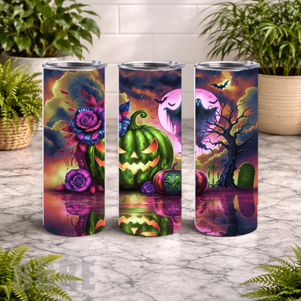 Halloween Pumpkin 15 OZ Straight Wrap