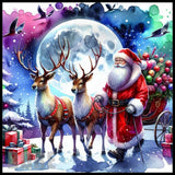 Santa Reindeer 15 OZ Straight Wrap