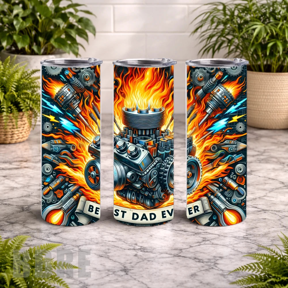 Best Dad 3 15 OZ Straight Wrap