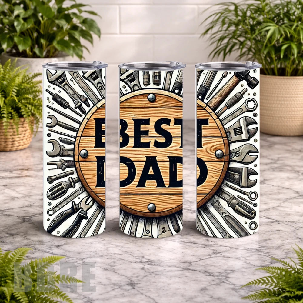 Best Dad 8 15 OZ Straight Wrap