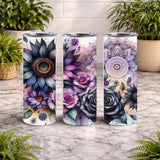 Floral Mandala 6 15 OZ Straight Wrap