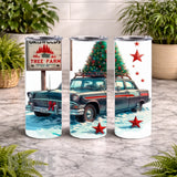 Christmas Car 15 OZ Straight Wrap